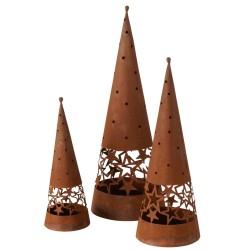 SPAR S/3 sapins métal rouille