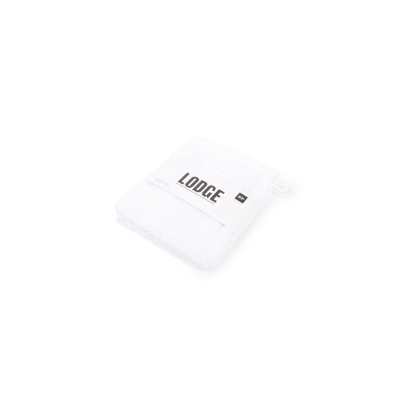 LODGE Gant de toilette S 2 Blanc