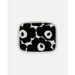 UNIKKO petite assiette Noir Blanche 15 x 12cm