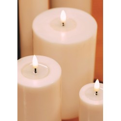 Bougie Cylindre LED 7,5 20 Noir