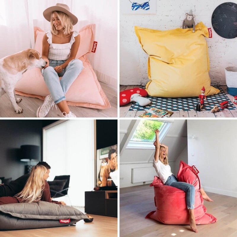 Pouf original slim Velvet