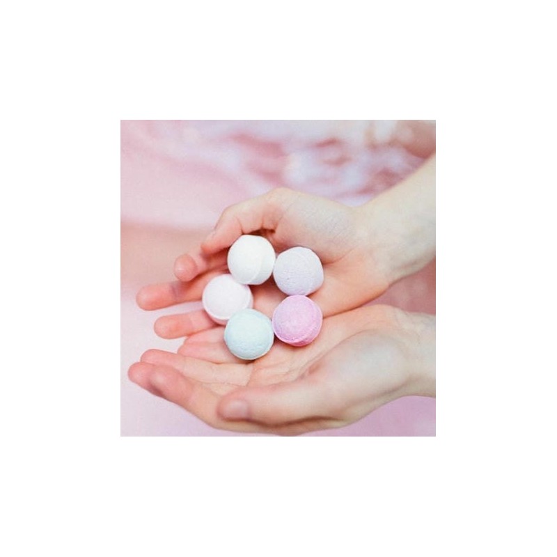 Minis boules de bain effervescente /Fleur de cerisier