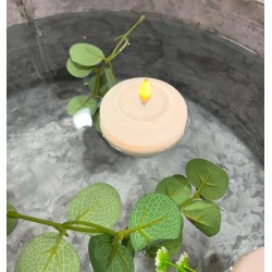 Bougie Led Flottante S/2 Ivoir