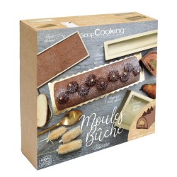 Coffret 3 Moules pour bûche de Noël