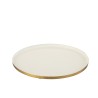 MILA Plateau metal/Ivoir Rond