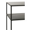 Console type Industriel metal Noir /Rectangulaire
