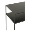 Console type Industriel metal Noir /Rectangulaire