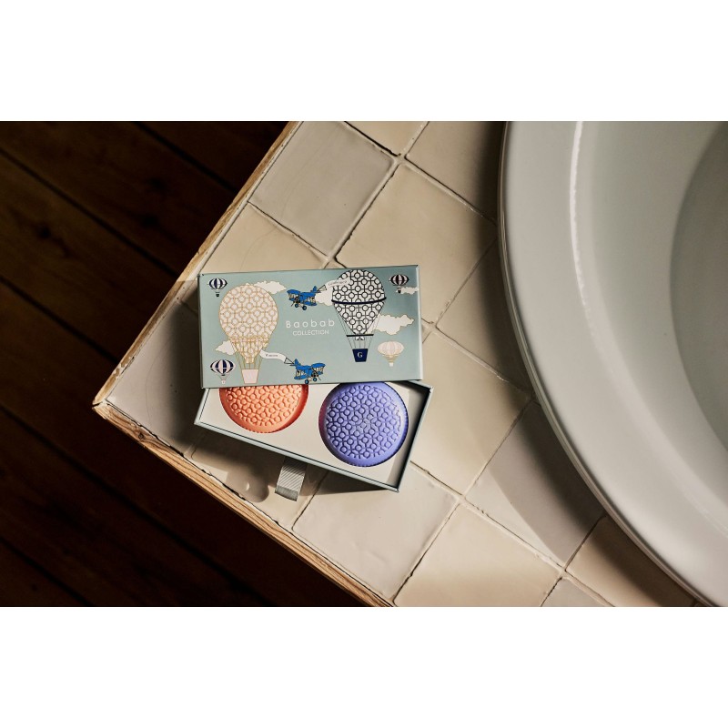 Coffret Duo savons solides Baobab Collection Women/Gentlemen
