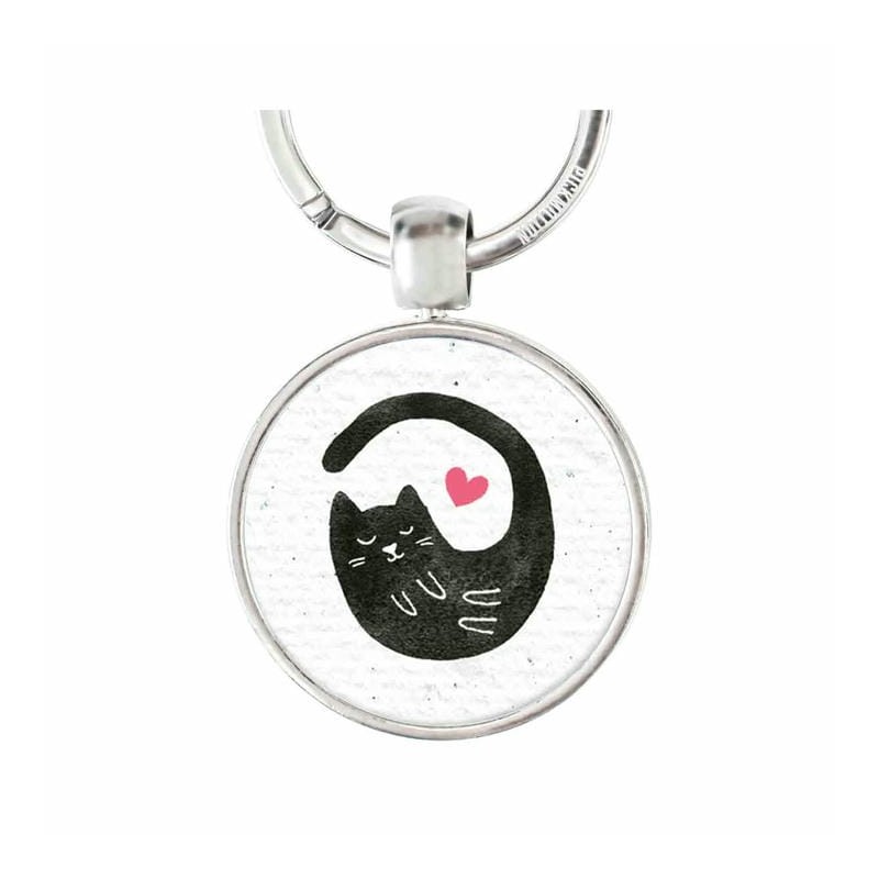 Porte Clé - Little black cat
