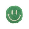 Coussin smiley Tufté rose vert