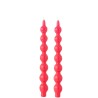 BUBBLE Bougies chandelles S/2 Rose