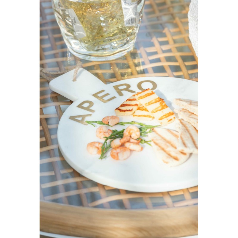 Planche marbre ronde - APERO