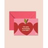 Un peu beaucoup à la folie carte postale + enveloppe