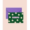 Bravo Carte postale + enveloppe