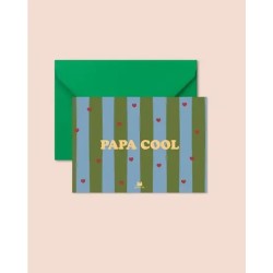Papa cool Carte postale + enveloppe
