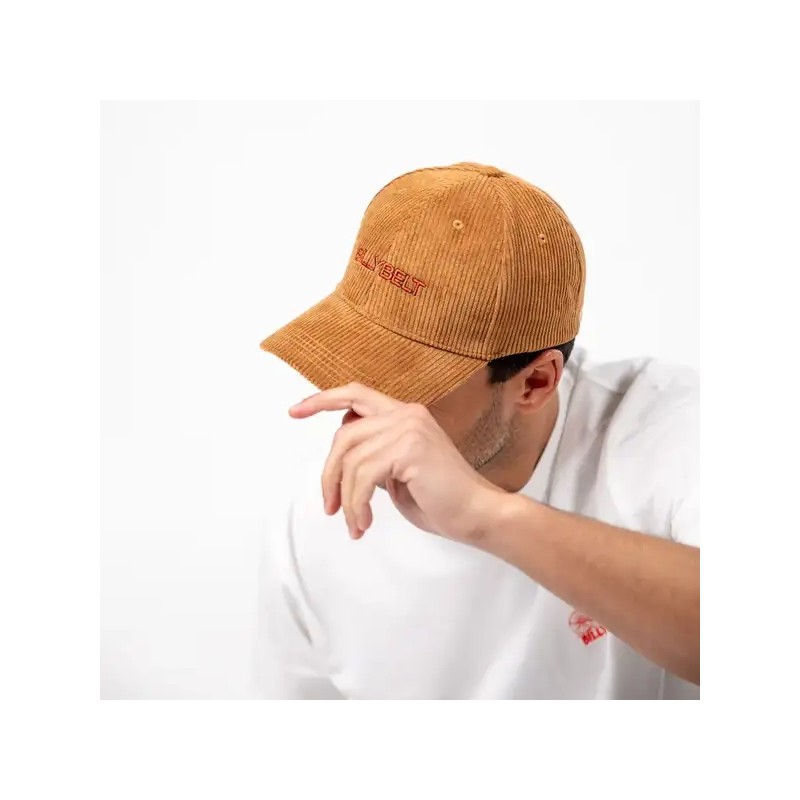 Casquette en velour Camel