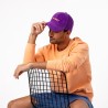 Casquette en velour Violet