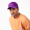 Casquette en velour Violet