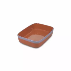DUO Plat au four orange/violet Large