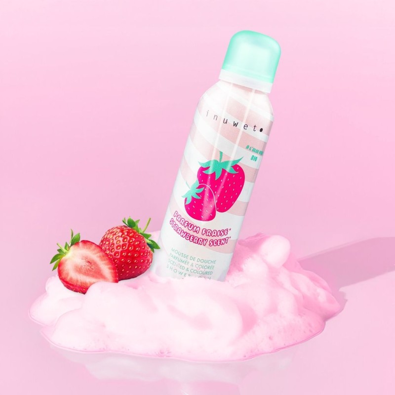 Mousse de douche Fraise