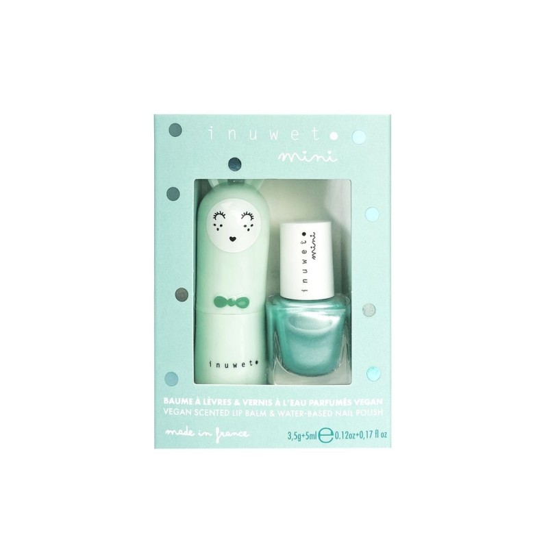 Coffret AQUA duo baume à lèvres & vernis à l'eau Pomme