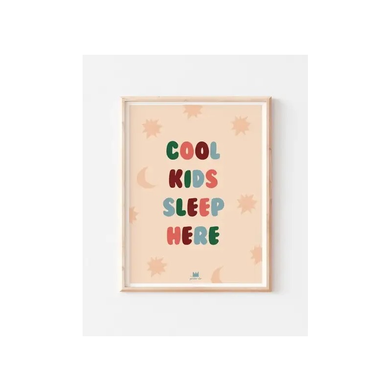 Affiche Cool Kids Sleep Here