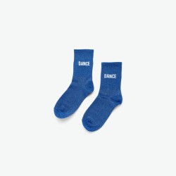 Dance - Chaussettes paillettes Bleue