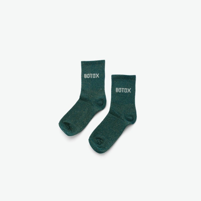 Botox - Chaussettes paillettes Verte