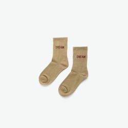 Dream - Chaussettes paillettes beige