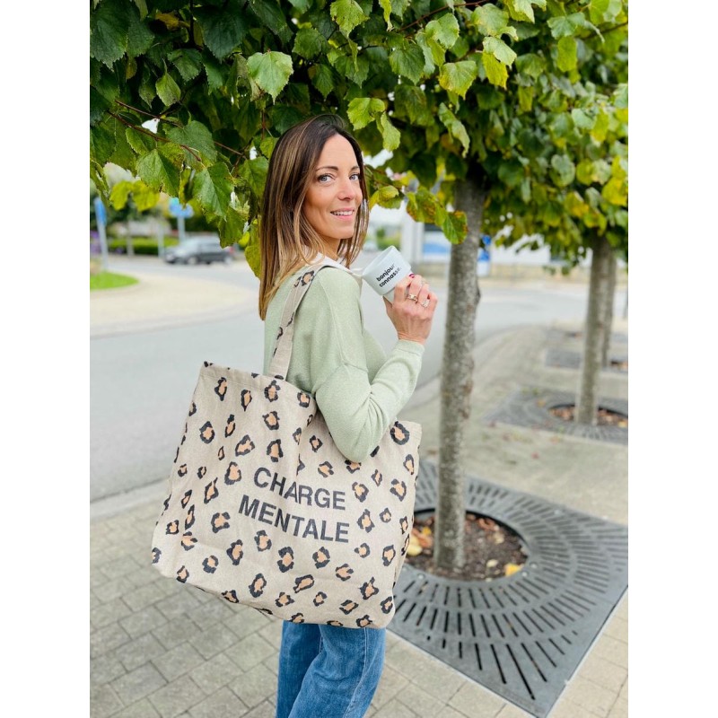Cabas Charge Mentale Léopard