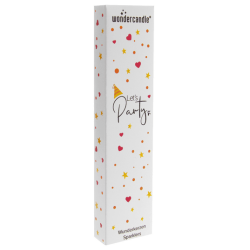 Set de 40 cierges magiques 18 cm gris/ Let's Party