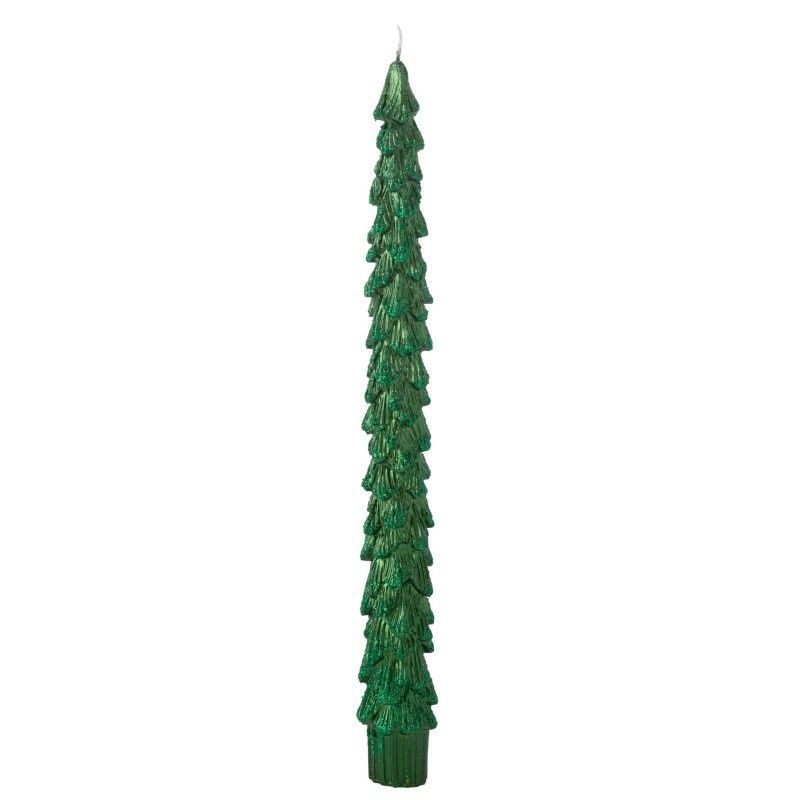 Coffret de 2 chandelles sapin - Vert