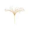 Branche décorative perles en palmier dorée
