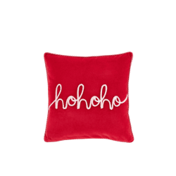 Coussin père noel Ohoho rouge