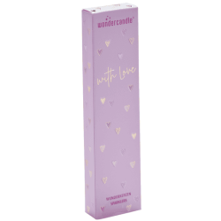 Set de 40 cierges magiques 18 cm gris/ With love