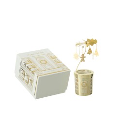 Surprise Window carrousel Bougie parfumée Dorée