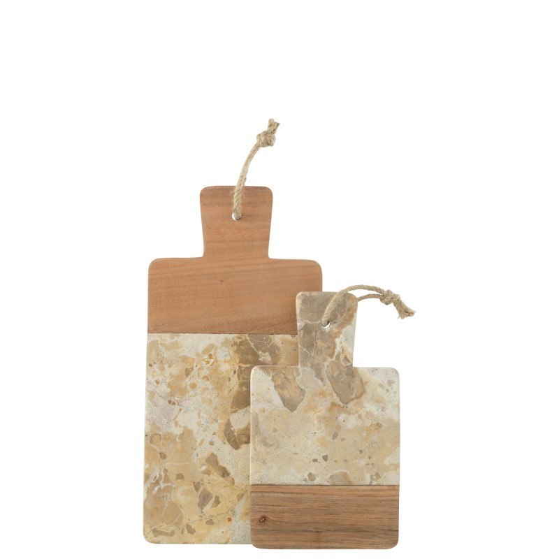 Marmoris Plateau À Fromage rectangle Marbre Beige/Naturel