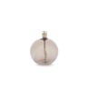 Lampes à huile boule lisse & laiton /Ambre