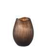 Tula Vase ligne Marron