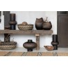 Tula Vase ligne Marron
