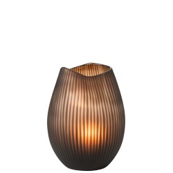 Tula Vase ligne Marron