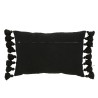 Coussin Floches Coton Noir 2026