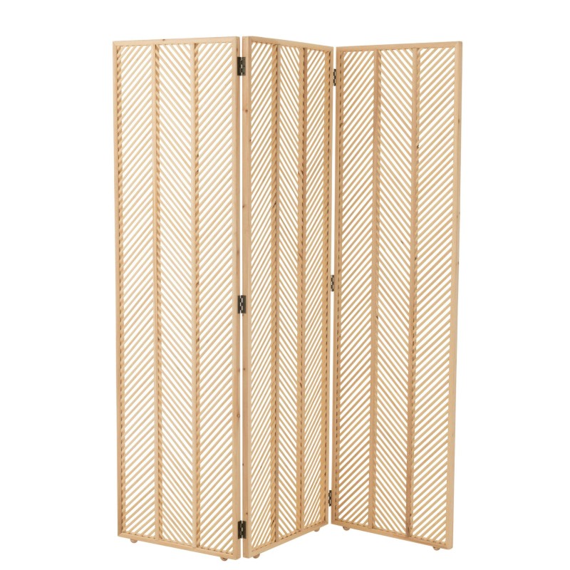 MILI Paravent Bambou/Contreplaque Naturel