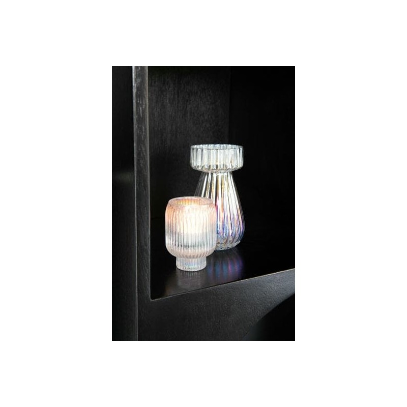 RIB chandelier ou photophore verre lignes