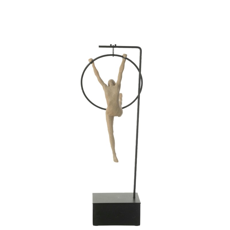 Gymnaste Cerceau Beta Resine Beige/Noir