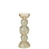 BUBBLE chandelier boule en pilier /Champagne