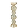 BUBBLE chandelier boule en pilier /Champagne