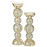 BUBBLE chandelier boule en pilier /Champagne