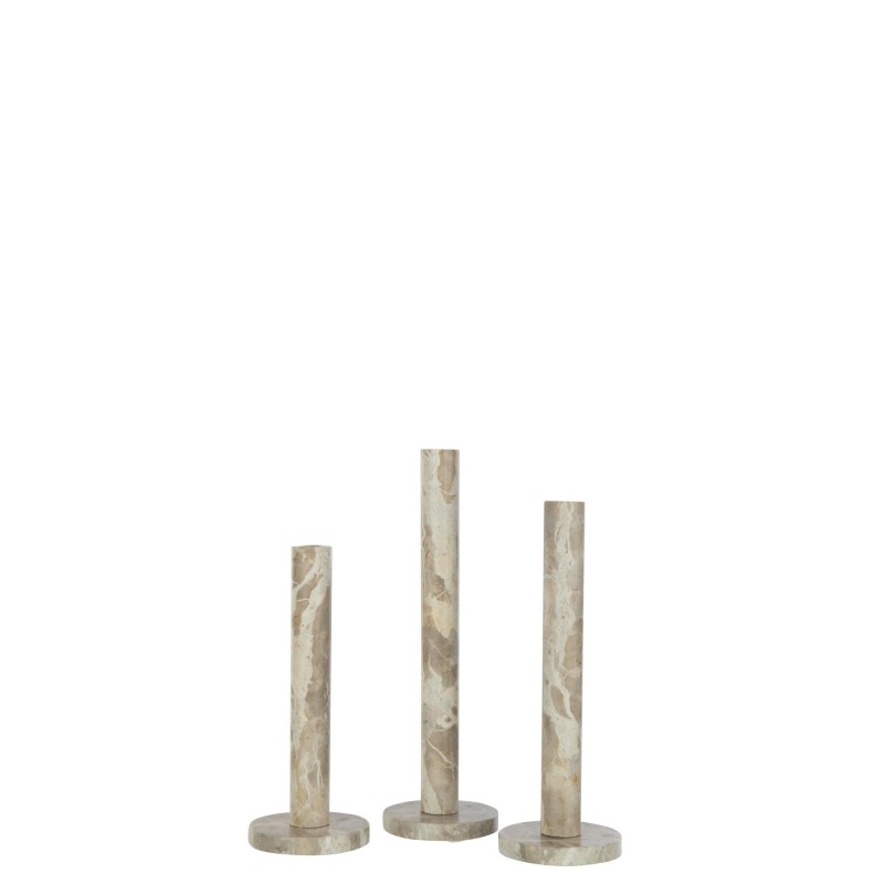 Marmoris  Photophore Marbre Beige