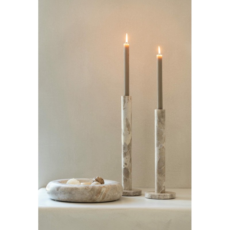 Marmoris  Photophore Marbre Beige